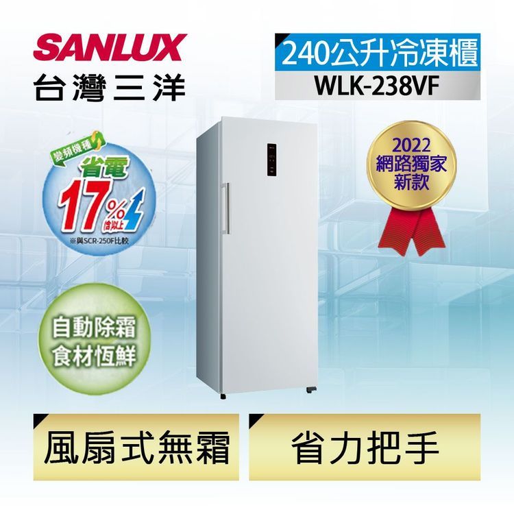 No. 1 - SANLUX台灣三洋 變頻直立式窄身無霜冷凍櫃 - 2