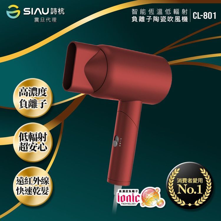 No. 8 - SIAU詩杭 智能恆溫低輻射負離子陶瓷吹風機 - 1