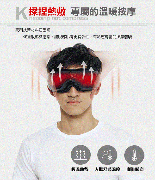 No. 8 - Smart Bearing 智慧魔力 感應式氣囊揉捏按摩 熱敷舒壓音樂眼罩 - 4