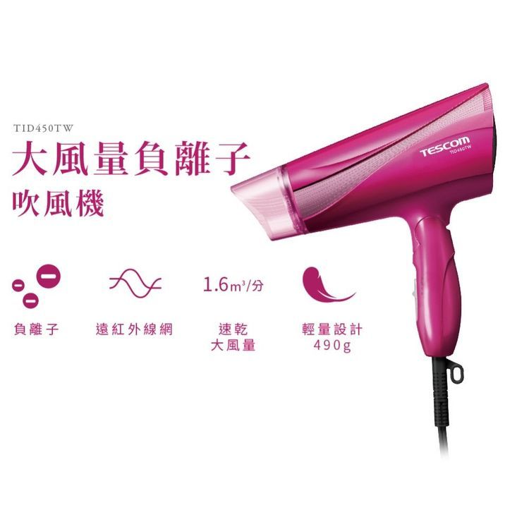 No. 7 - 遠紅外線負離子吹風機 TID450TW - 3